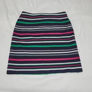 TALBOTS Striped Multicolor Women's Skirt Size 4P